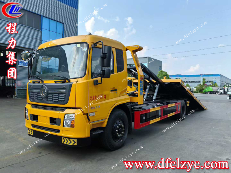 程力集團(tuán)天錦一拖二清障車：專業(yè)救援領(lǐng)域的全能干將